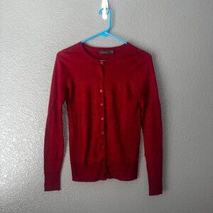 The Limited Women’s Cardigan Red Button Up Soft Size Large
